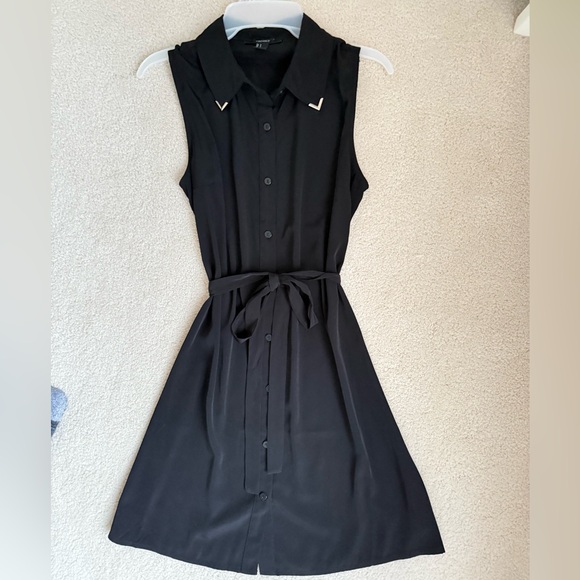 FOREVER 21 Black Sleeveless Dress S - Picture 1 of 8